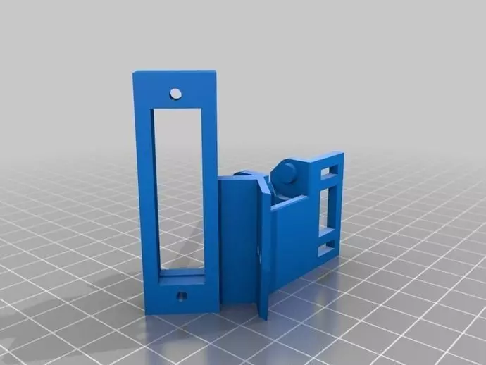 Printrbot cable chain X-motor mount with connector Free 3D print model_0