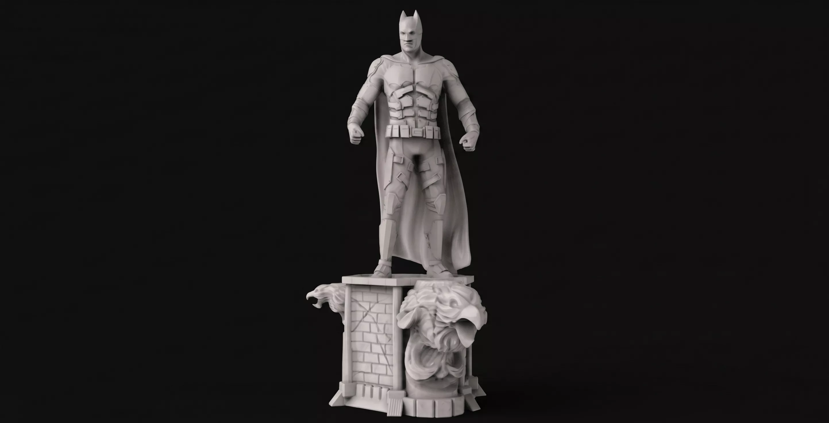 Batman DC Comic Figure STL 3D Print Model 3D print model