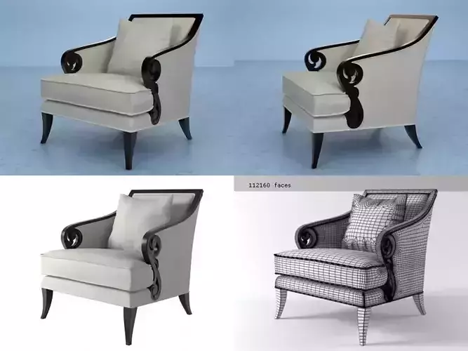 Scroll Armchair
