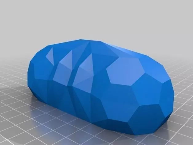 stretched buckyball Free 3D print model