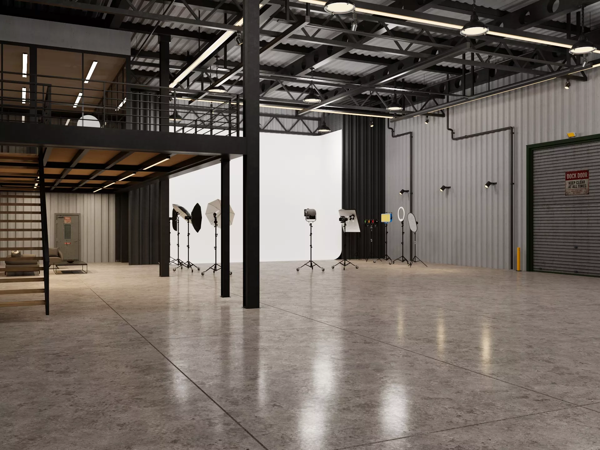 Hangar Photography Studio Scene 5 3D model