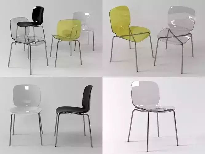 Loto four different chairs
