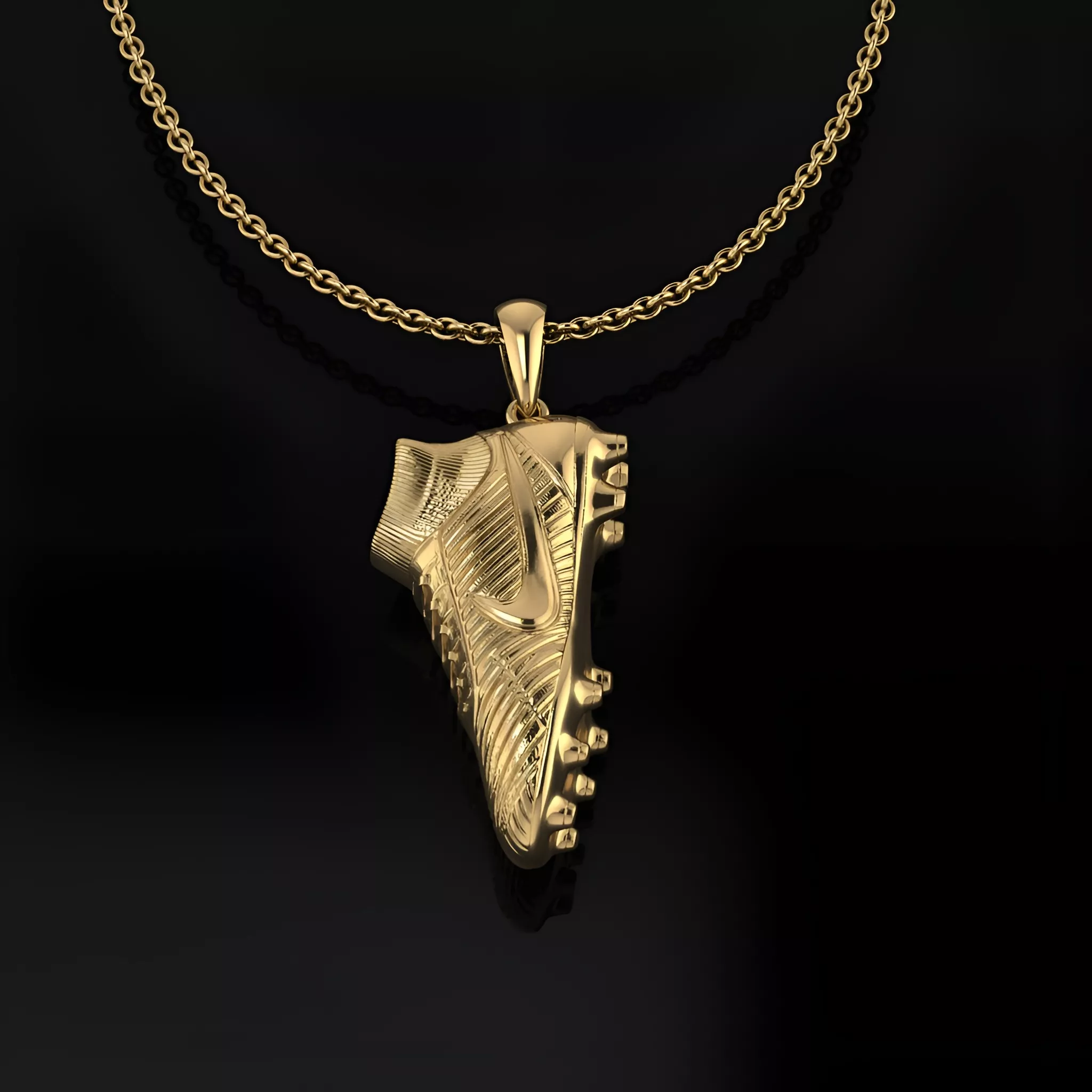 Football Shoe Pendant 3D print model