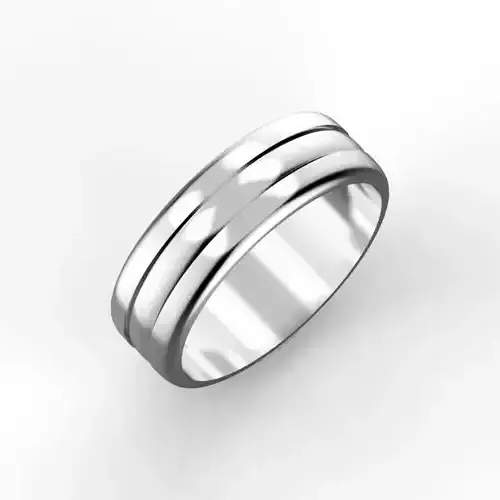 Ring 8 mm wide US 13 