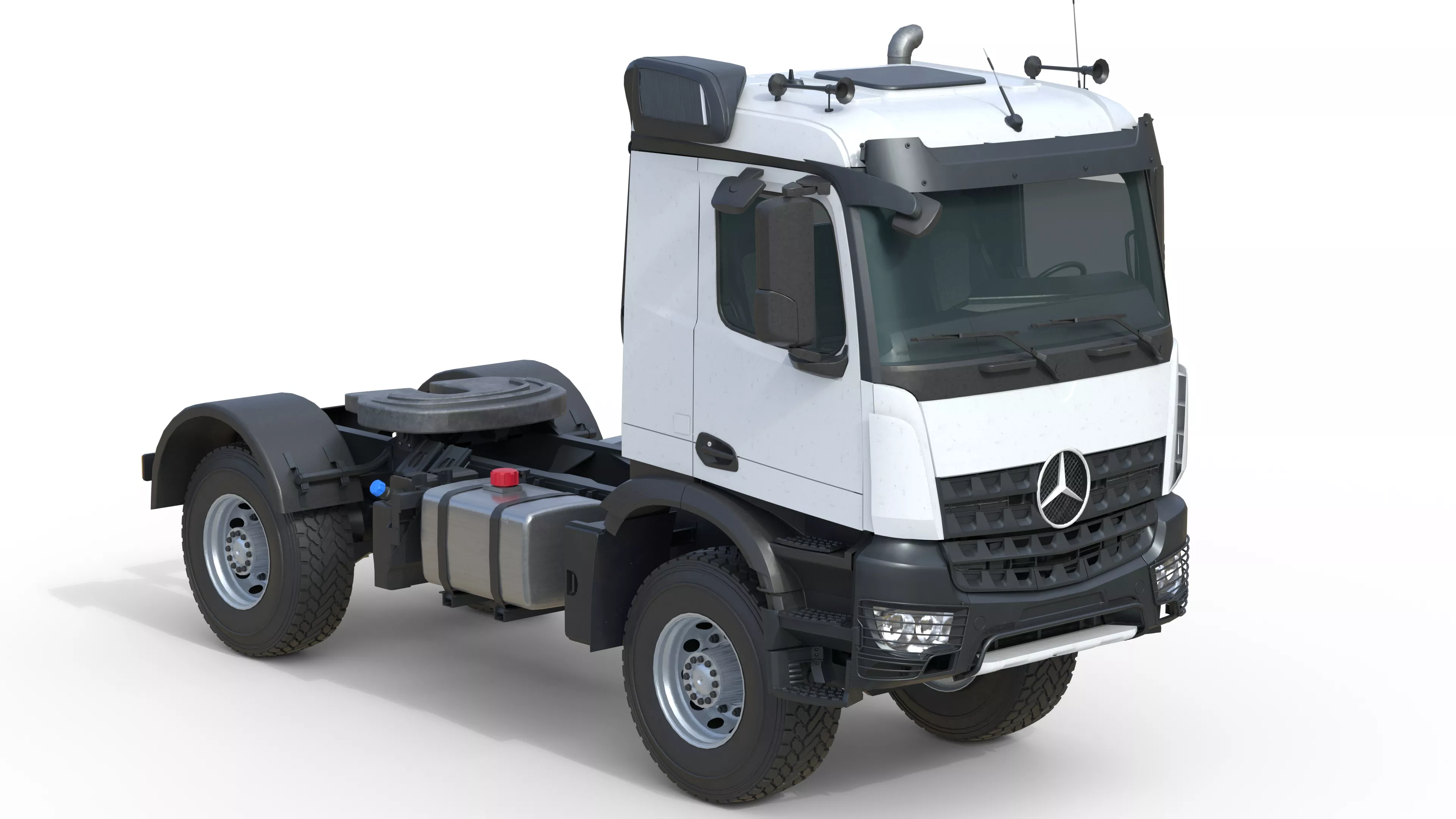 Mercedes Arocs Truck Low-poly 3D model