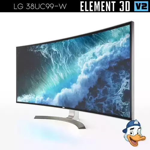LG 38UC99-W for Element 3D