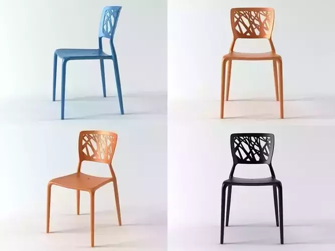 Viento four different colored chairs