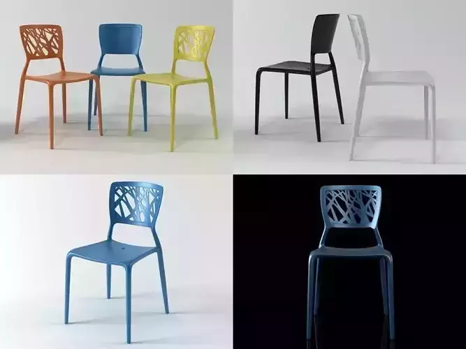 Viento four different colored chairs