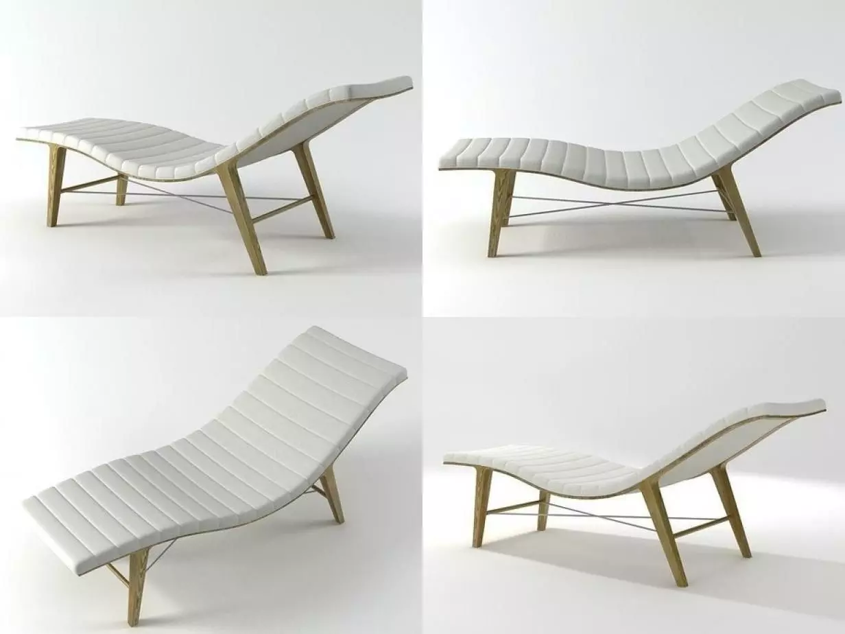 Chaise Longue 3D model_0