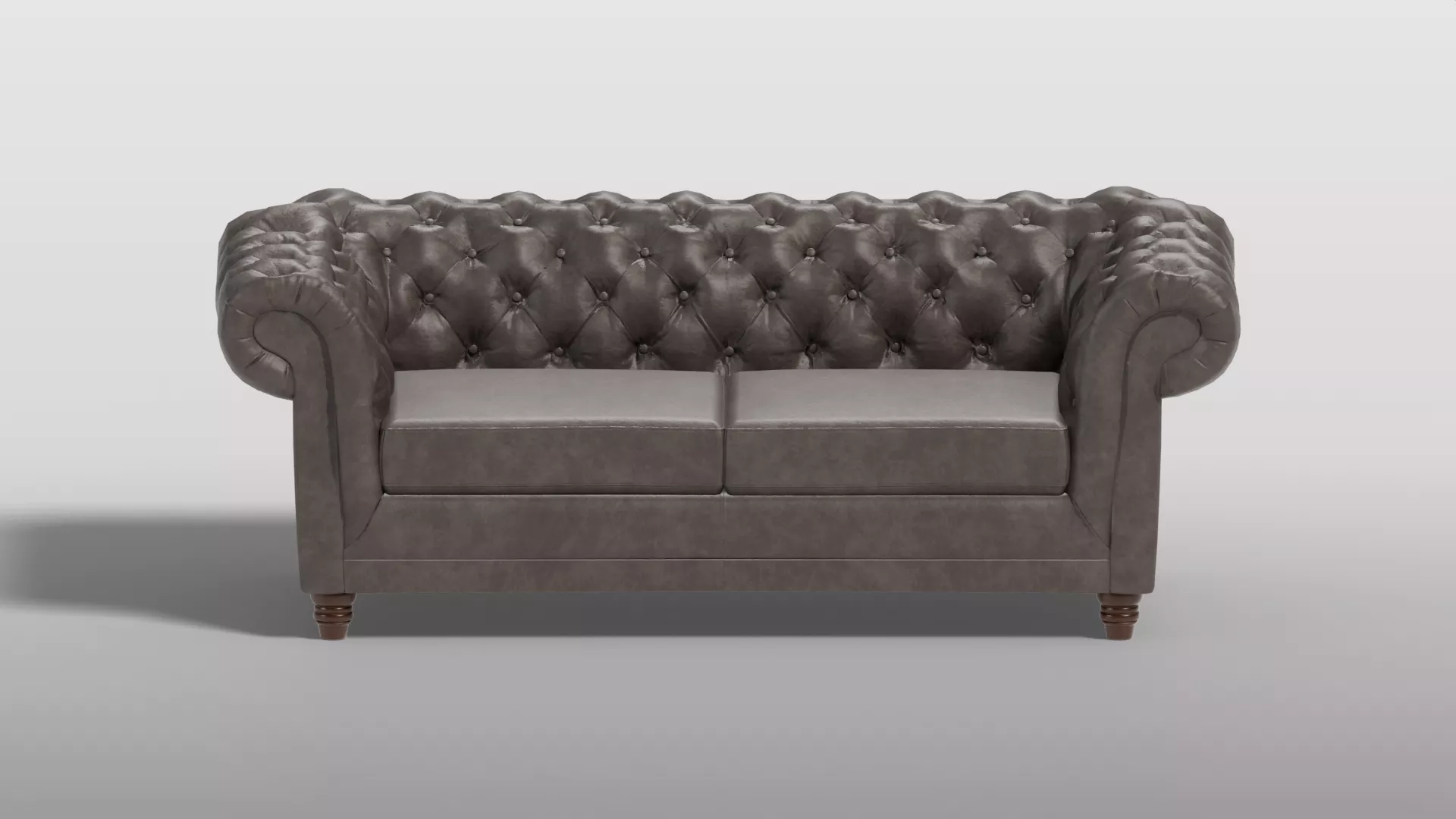 Classical Chesterfield Sofa 3D model