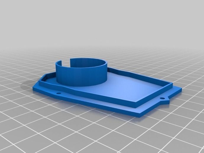 Printbot extruder mount with fan Free 3D print model_4