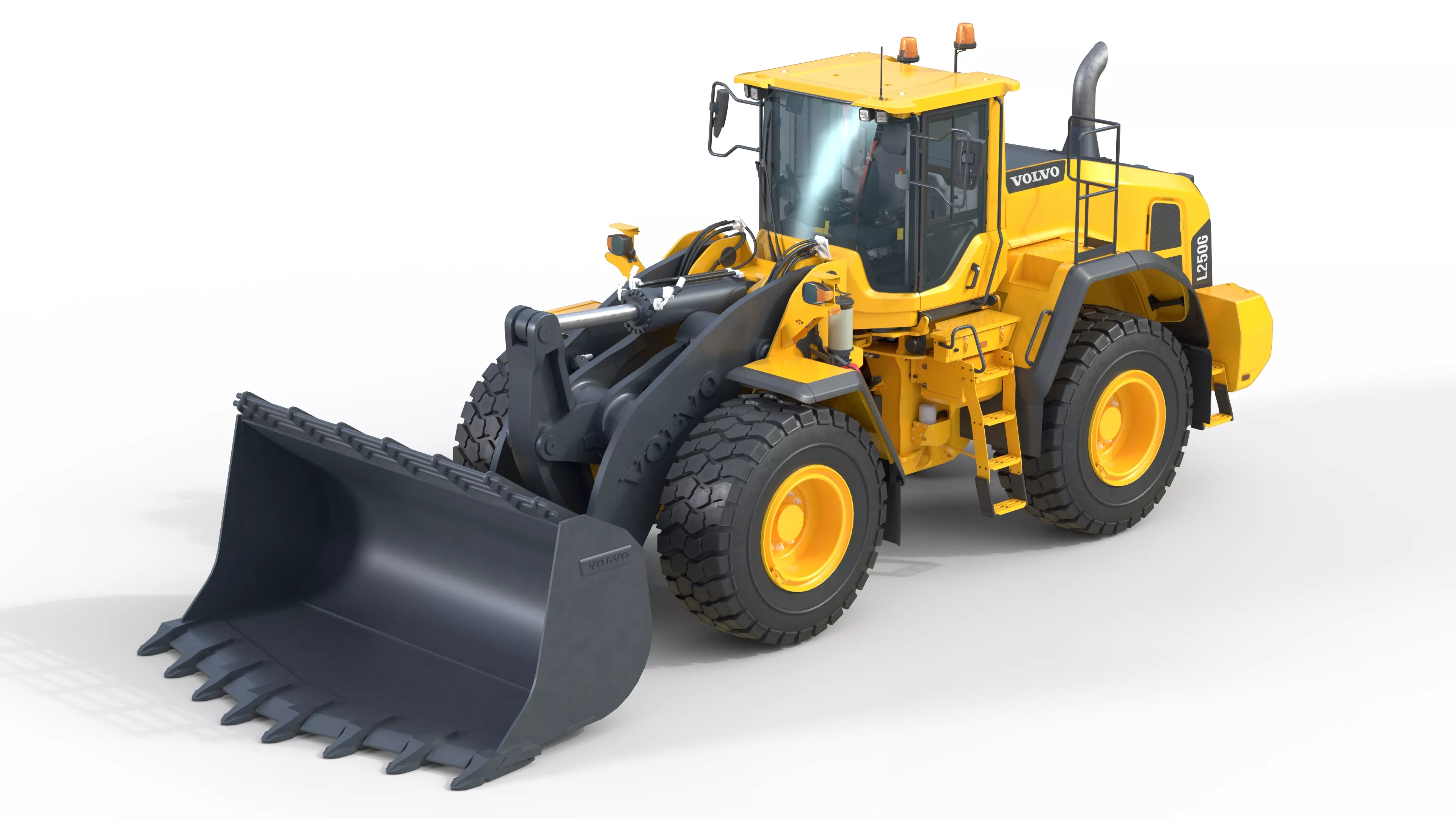 Volvo Wheel Loader L250G Low-poly 3D model