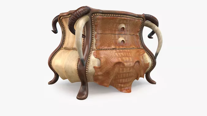 Infernal Furniture Animal Chest of Drawers 3D Mode 4K PBR
