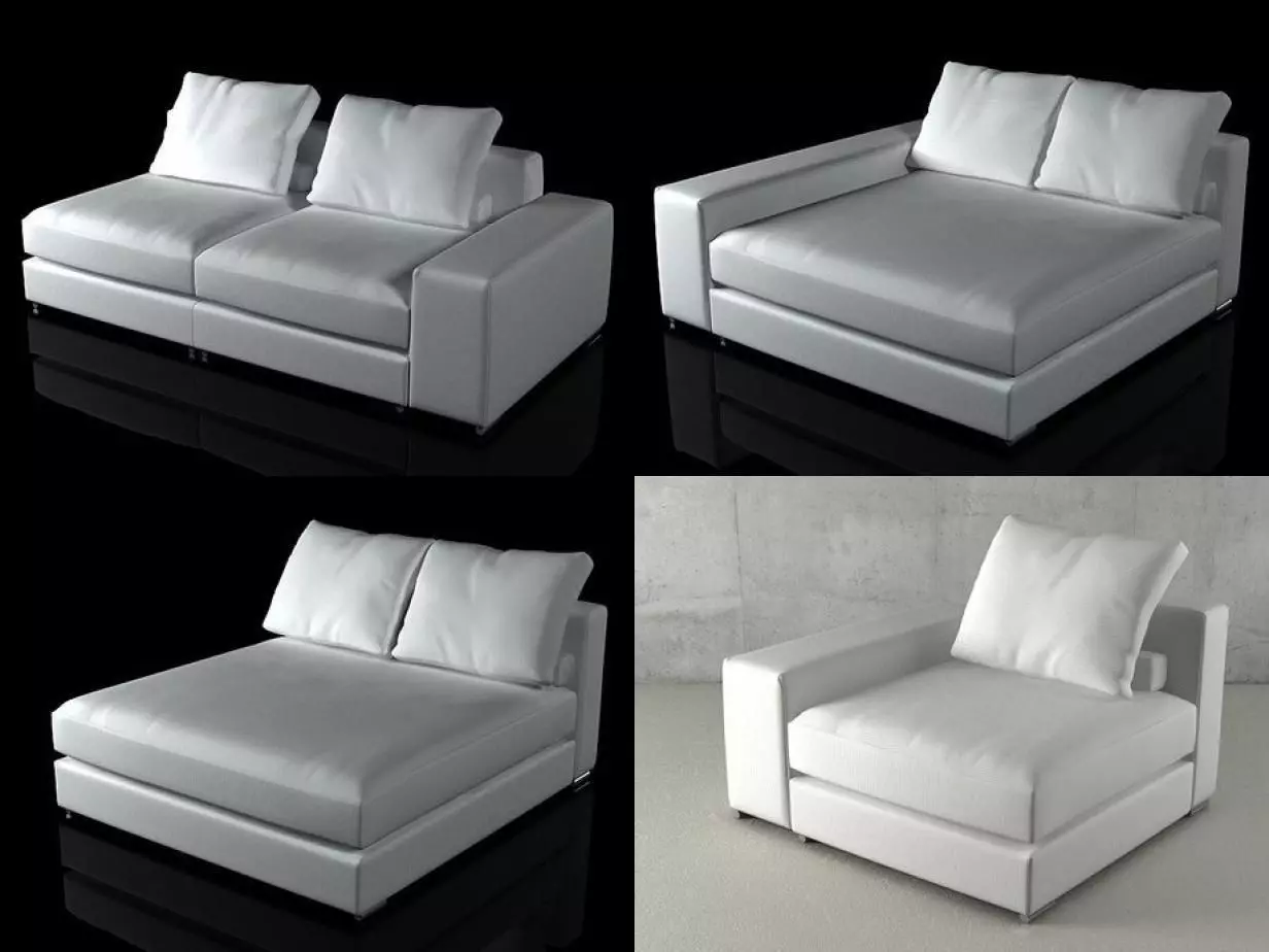 Jagger High Back sofasystem 3D model_0