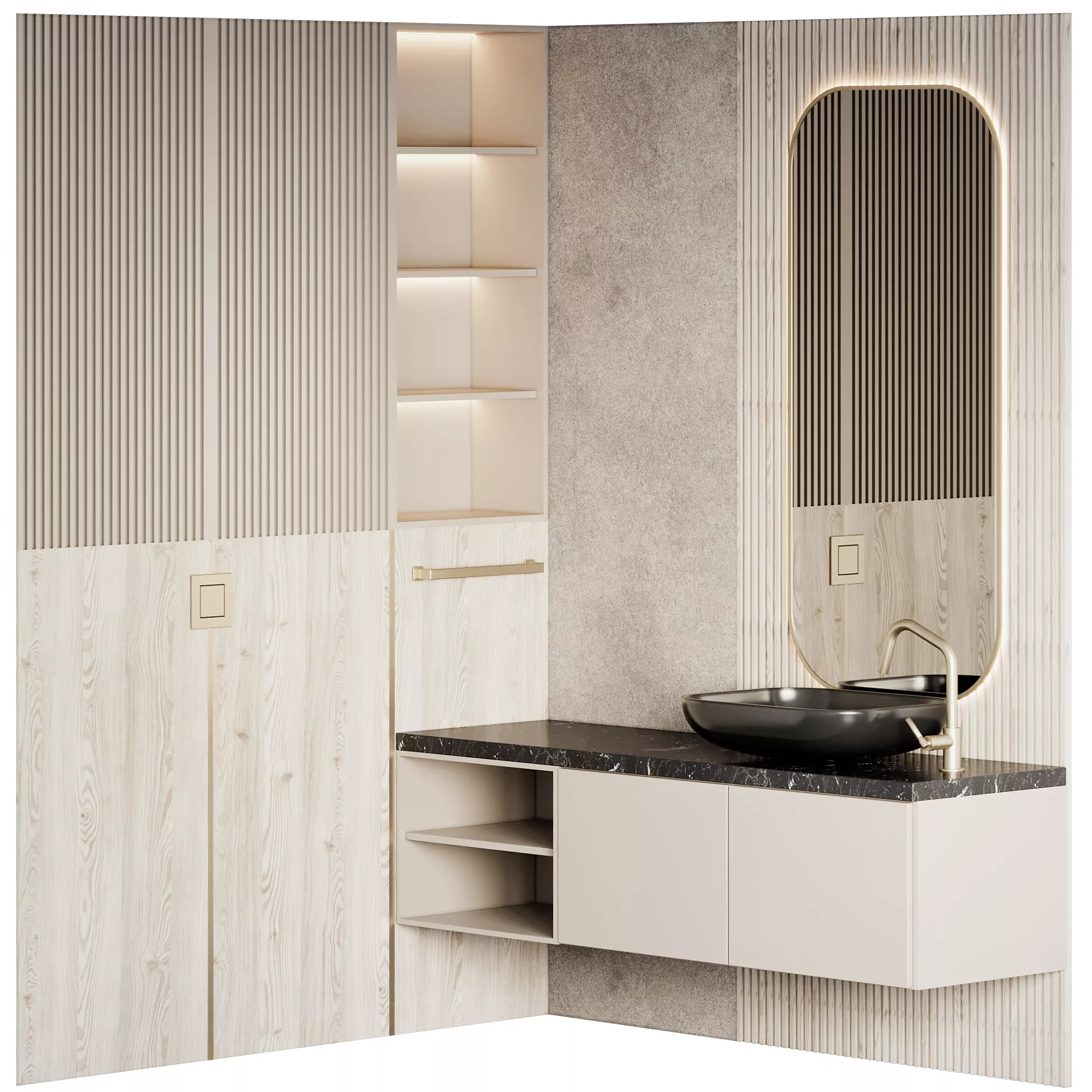 Bathroom furniture 23 3D model
