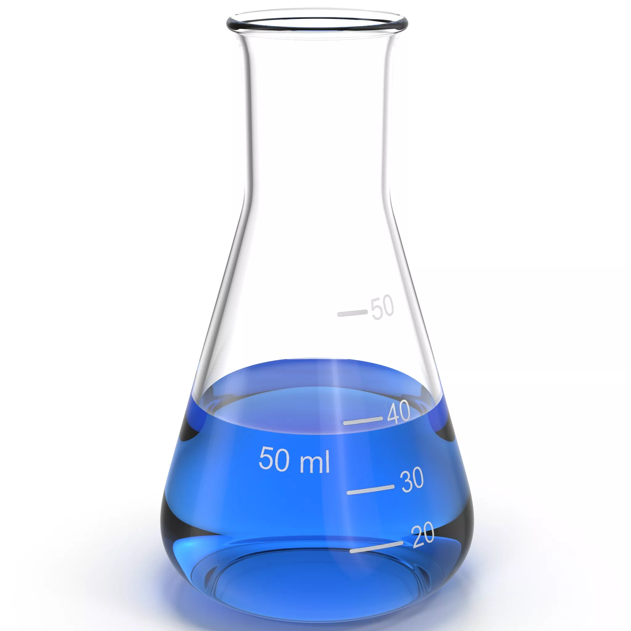 50 ml Erlenmeyer Flask 3D model