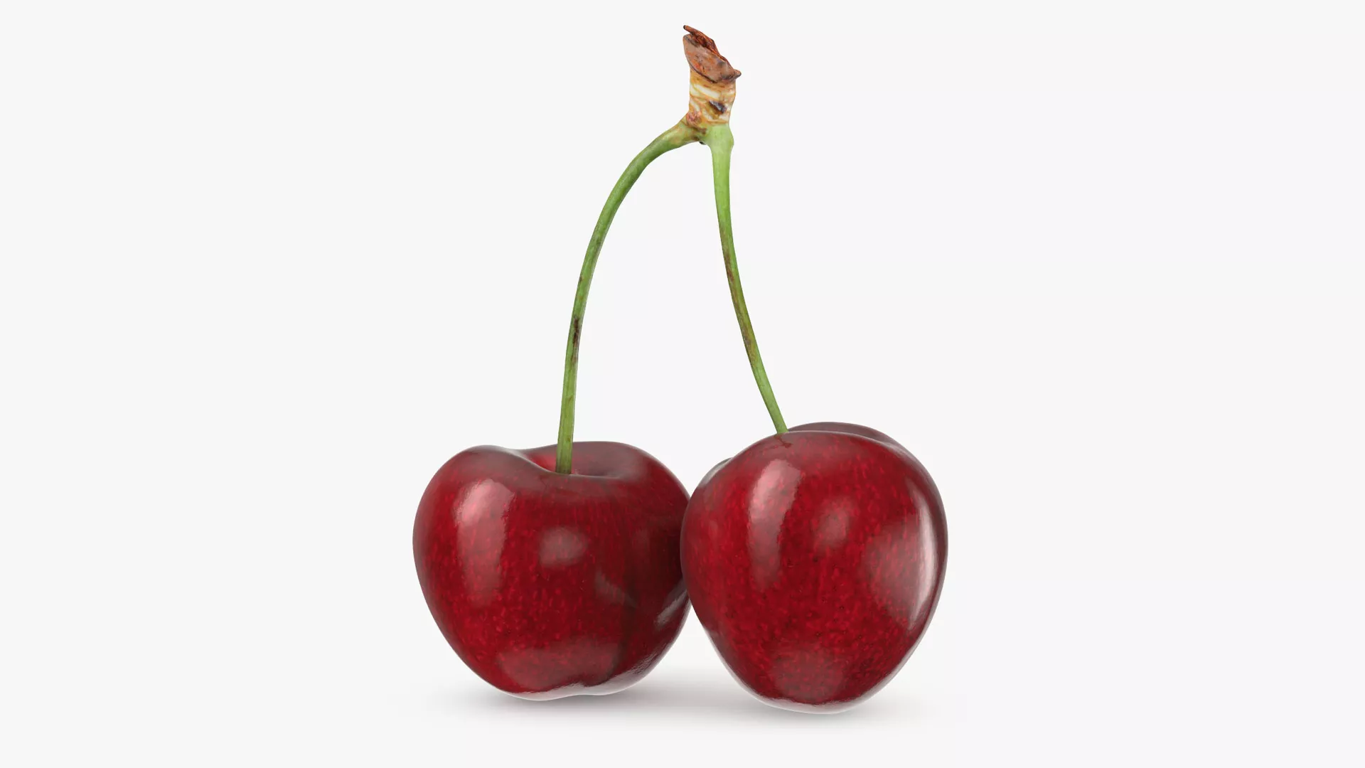 Cherry 02 Low-poly 3D model