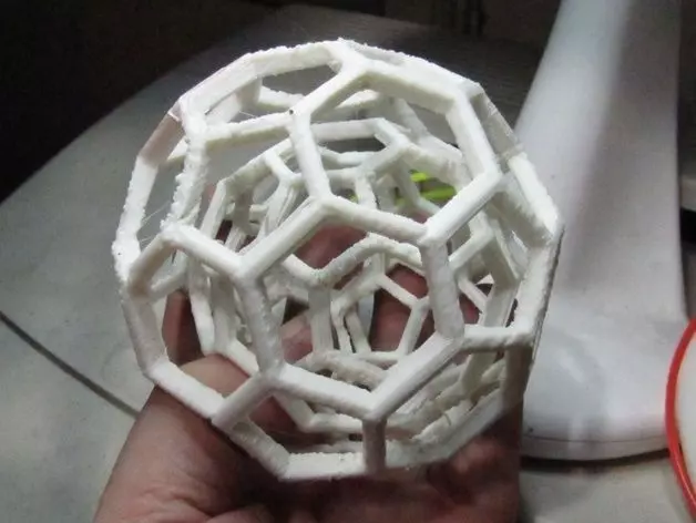 Buckyball in buckyball Free 3D print model