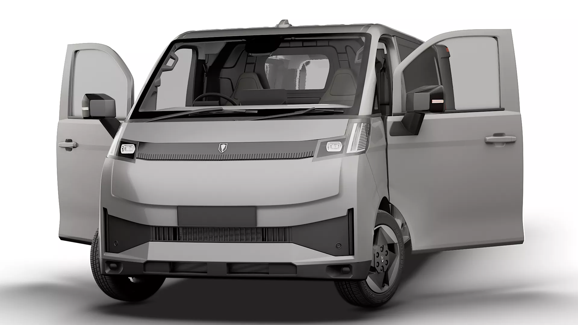 Jinbei Jiyun E7 Panel Van HQ Int 2027 3D model