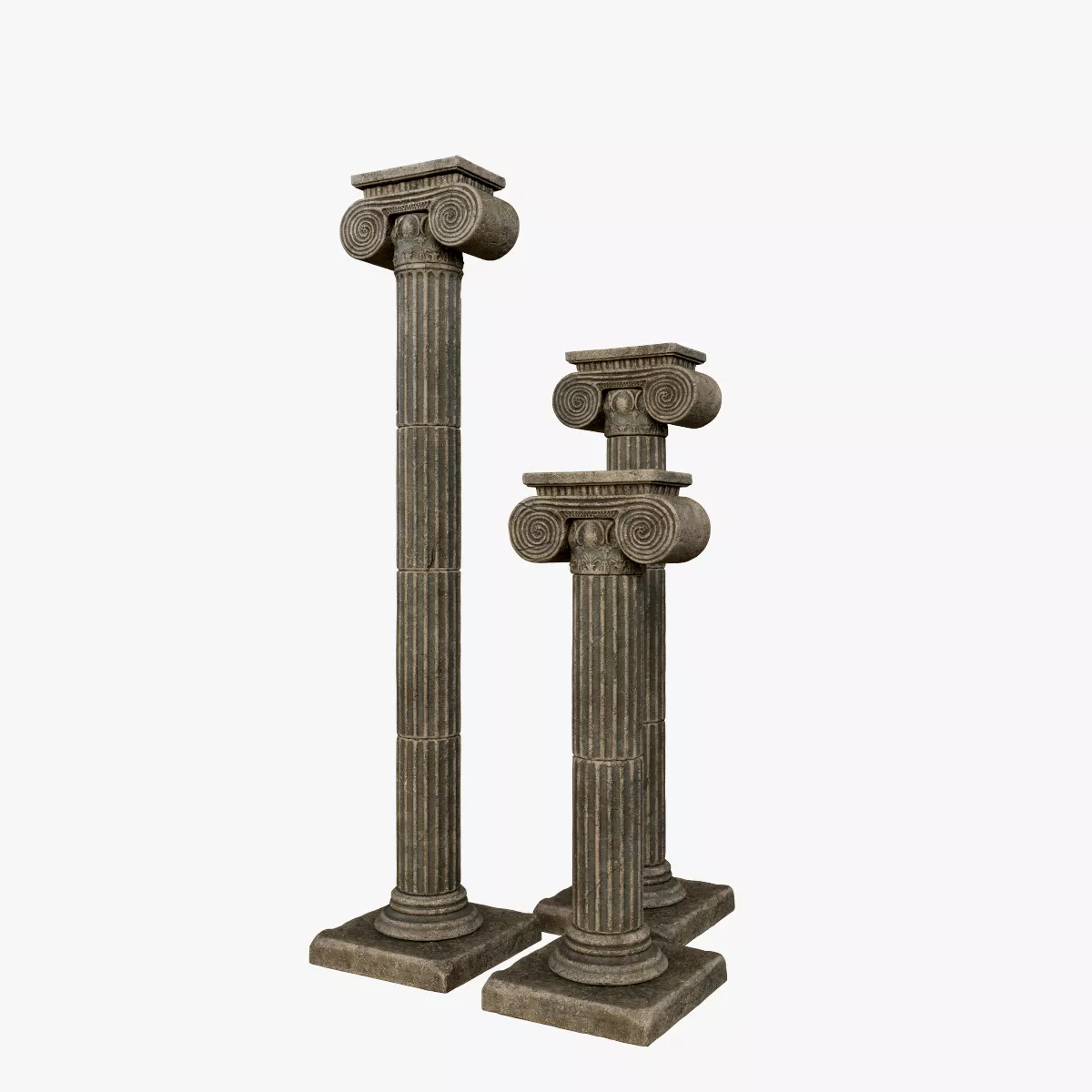 Pillar V4 Low-poly 3D model