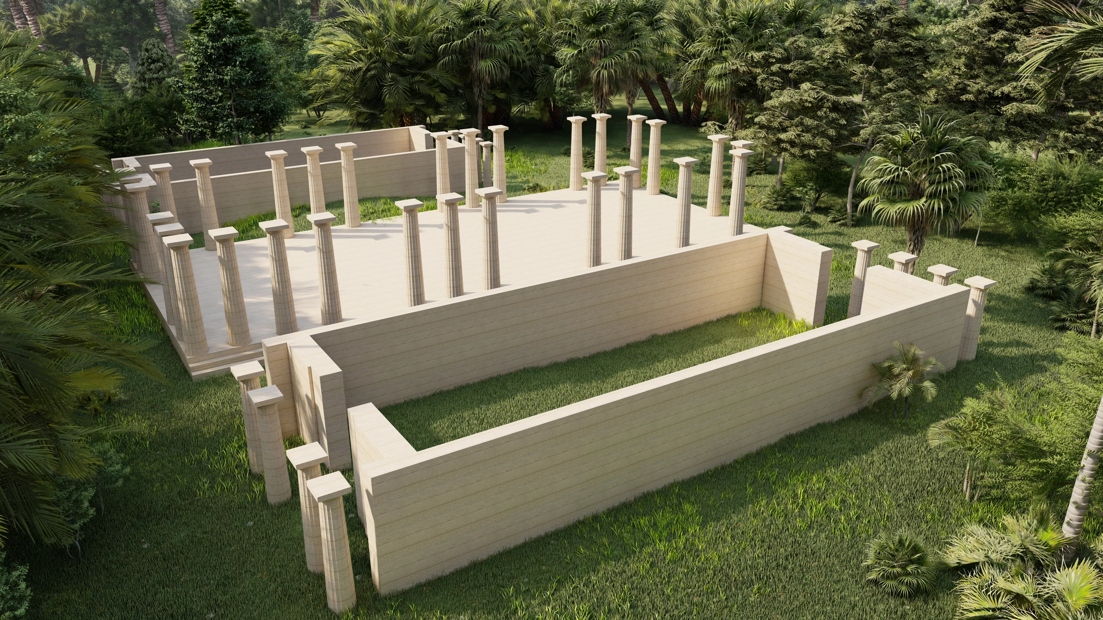Parthenon-Historical Greek Temple 3D model