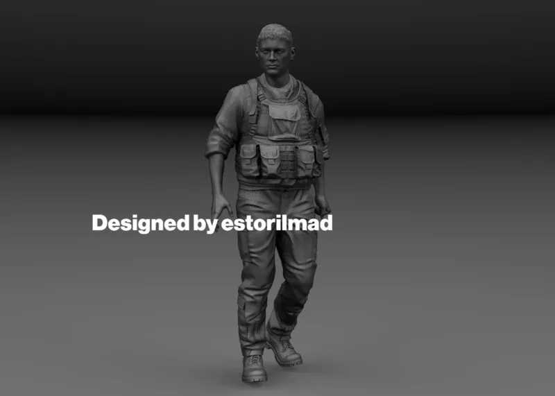 US HELICOPTER PILOT VIETNAM V4 3D print model