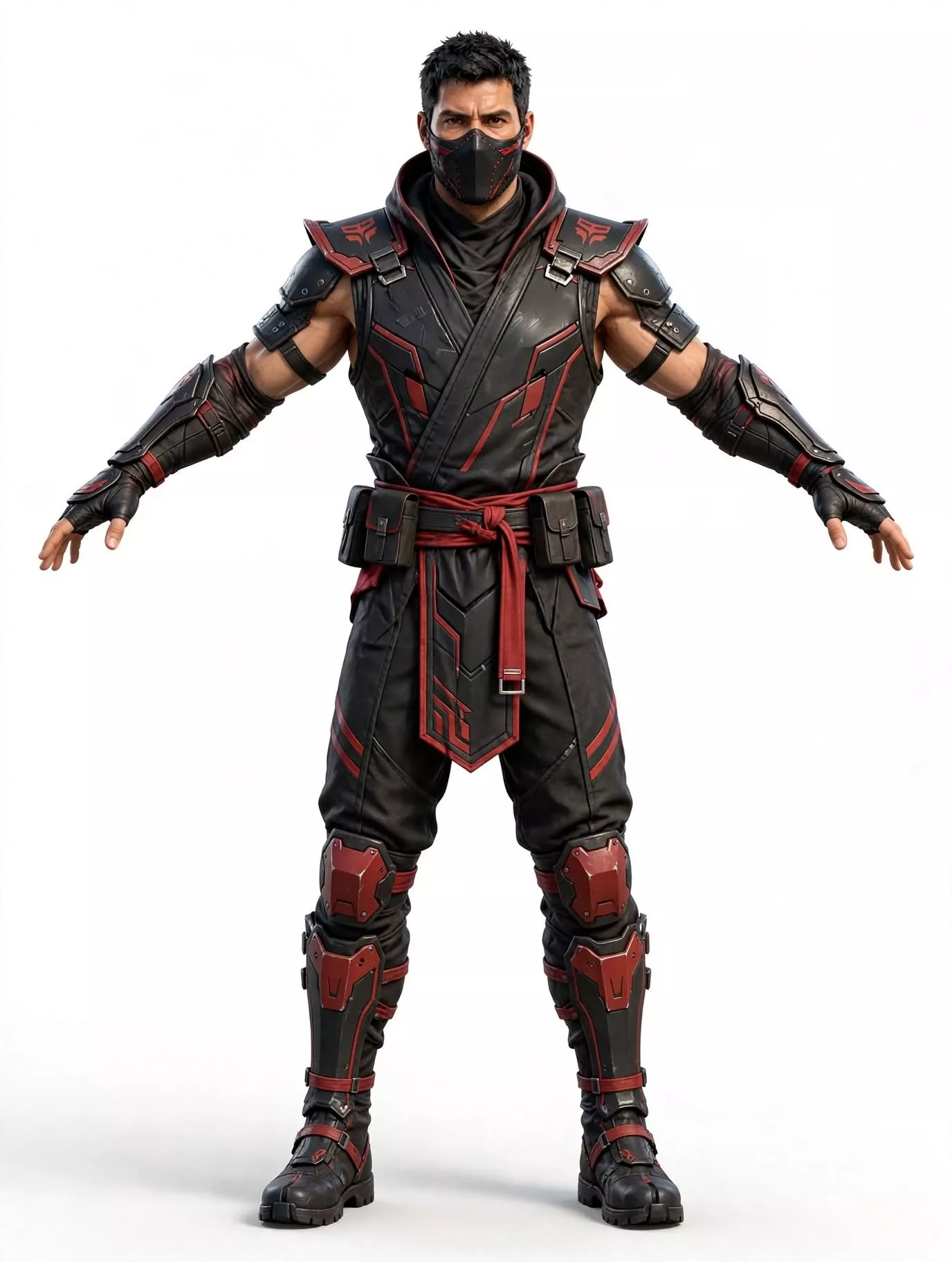 Oracle Character 3D model Oracle Ninja Crown - Sci-Fi Warrior Rigged Game Ready VR / AR ...