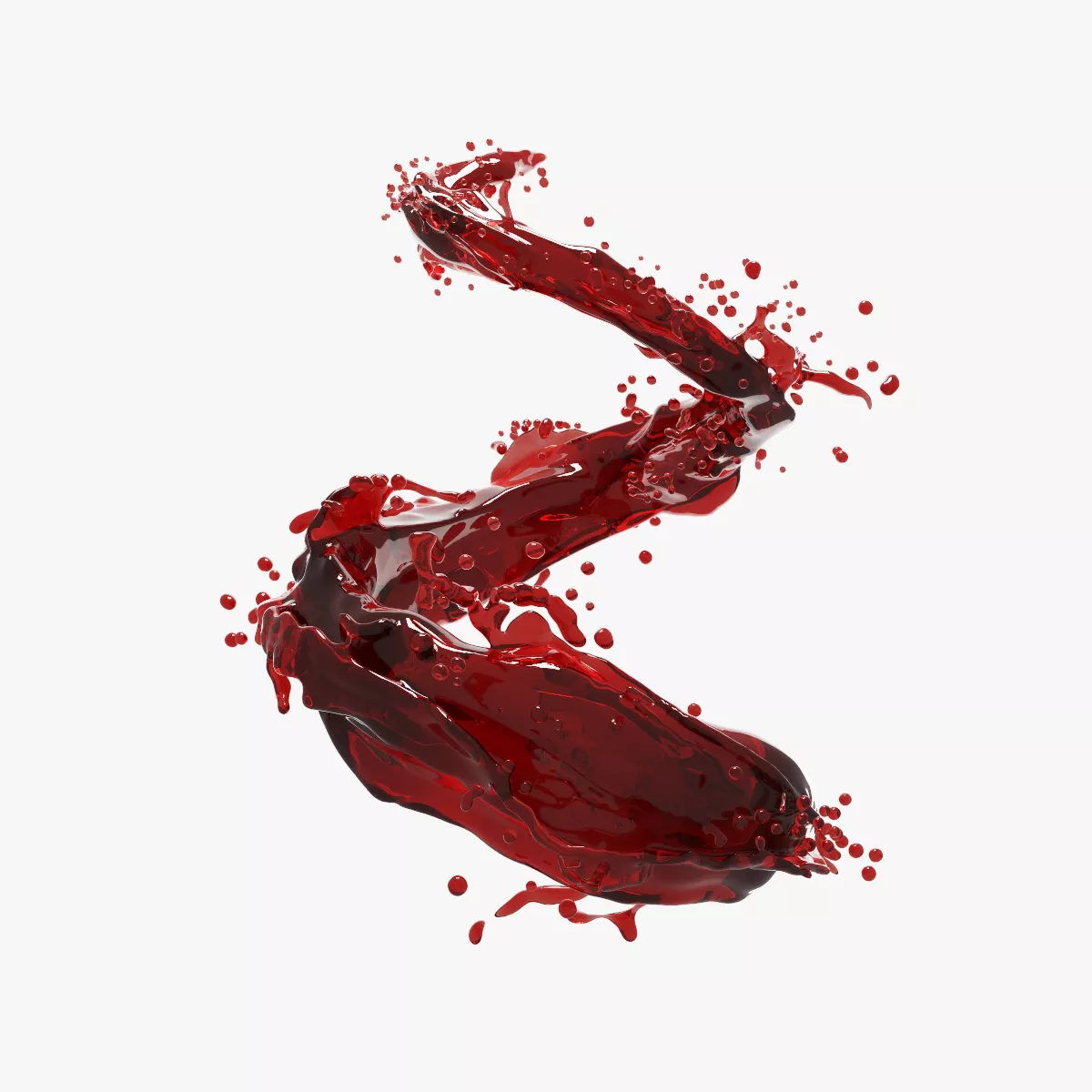 Splash V2 Low-poly 3D model