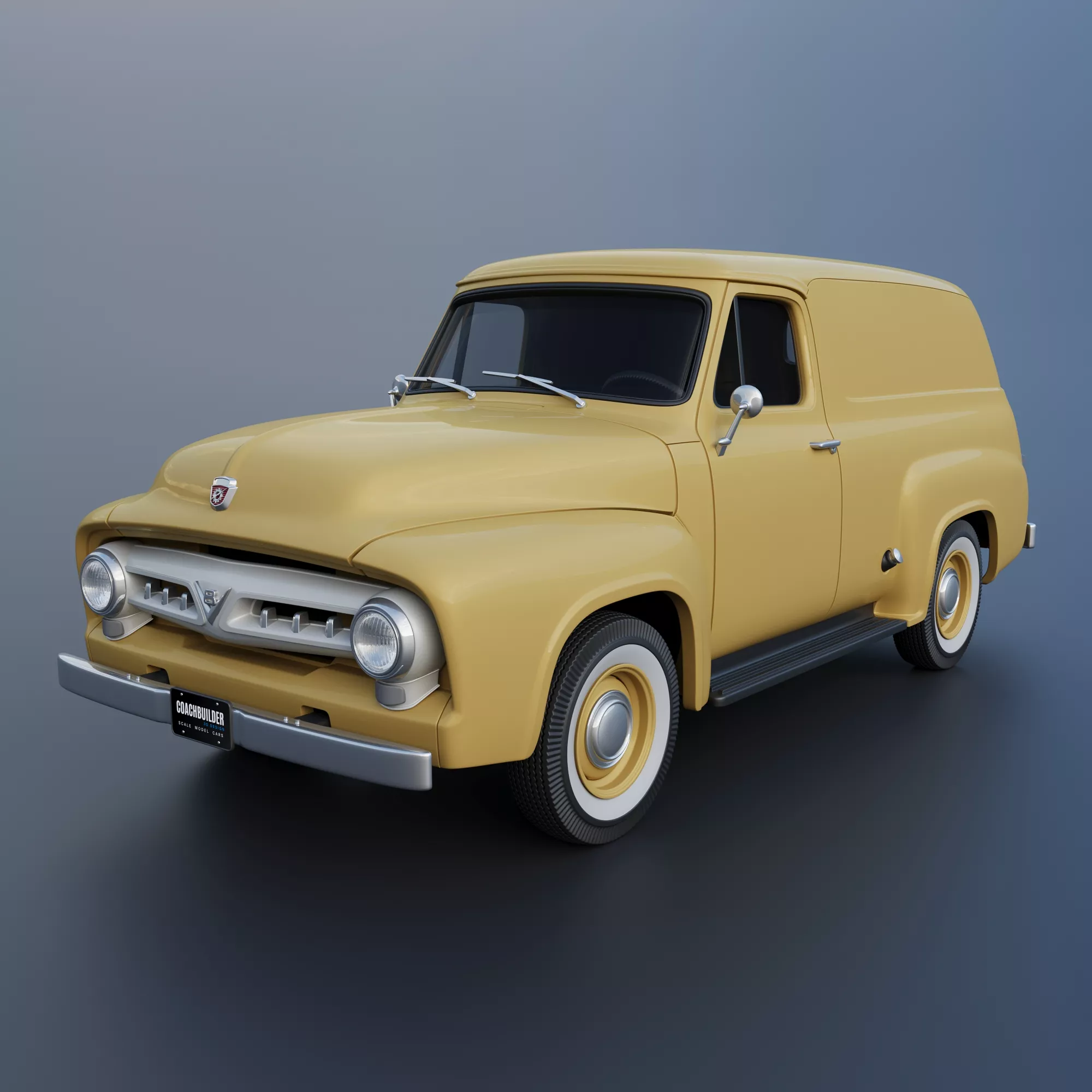 1953 F Panel Truck 3D print model