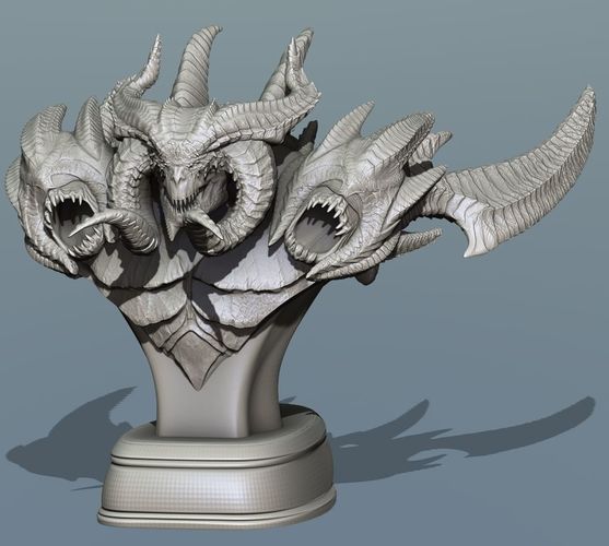 Diablo statue Figure 3D print model