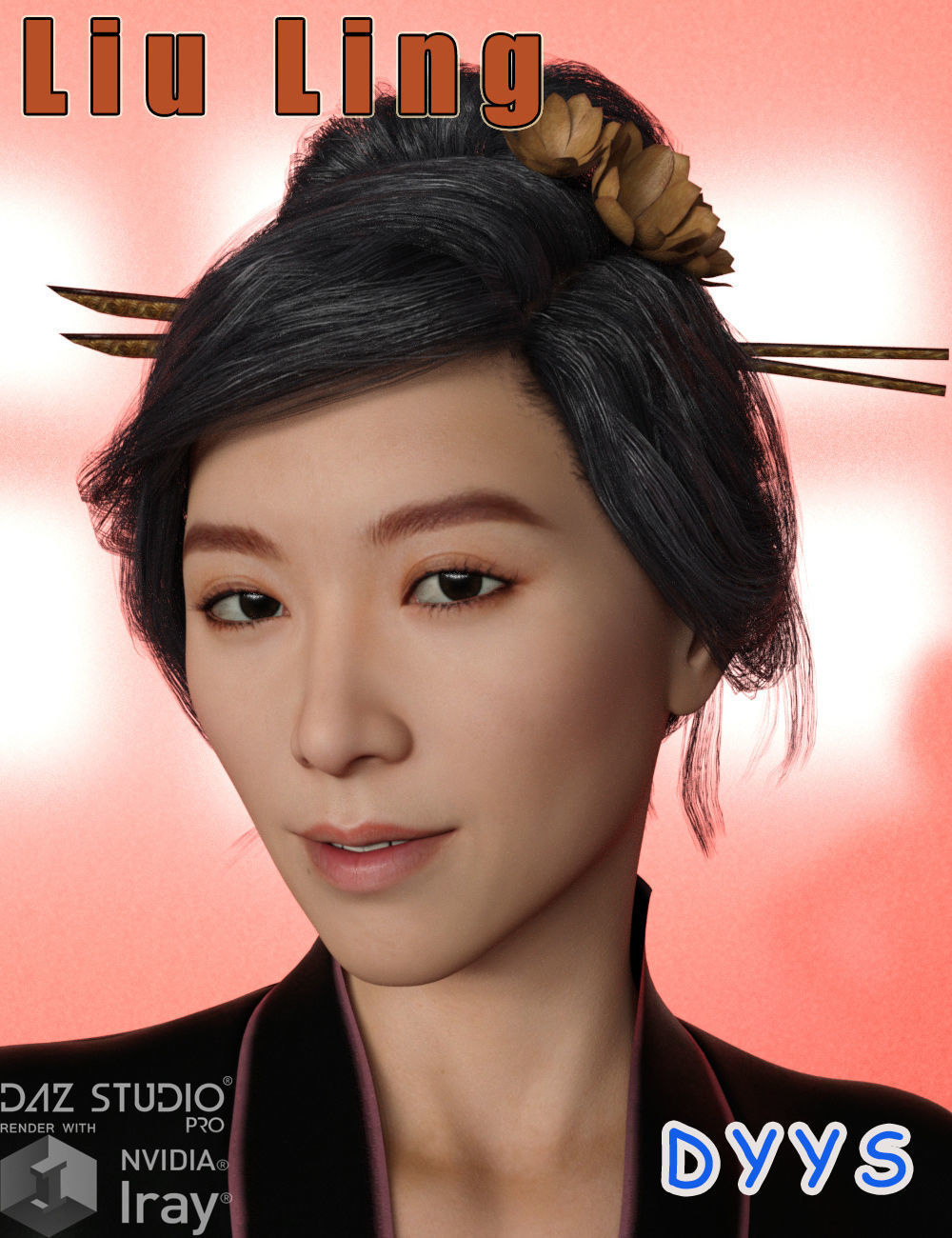 Liu Ling For G8F 3D model_1