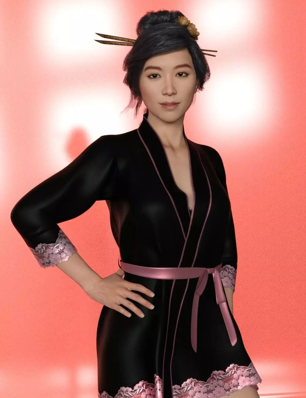 Liu Ling For G8F 3D model_0