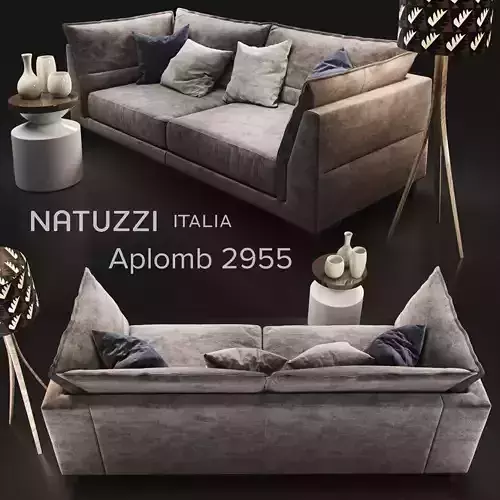 Sofa Natuzzi Aplomb 3D model