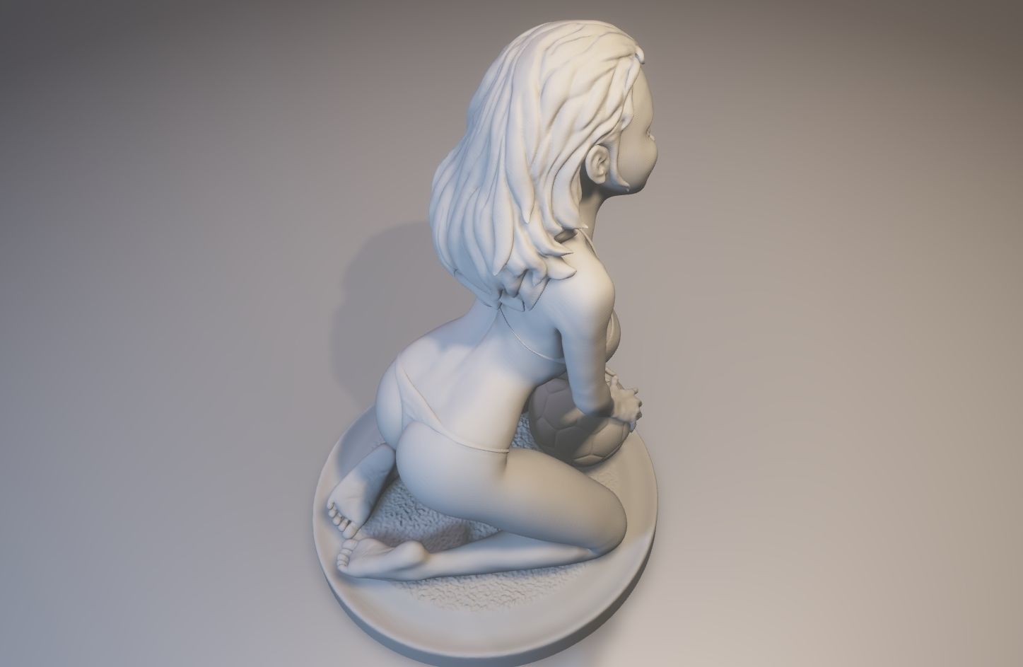 Soccer Girls 3D print model_6