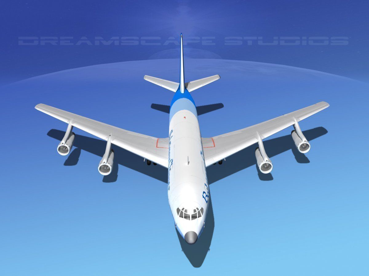 Boeing 707 Baltimore Clipper 3D model_9