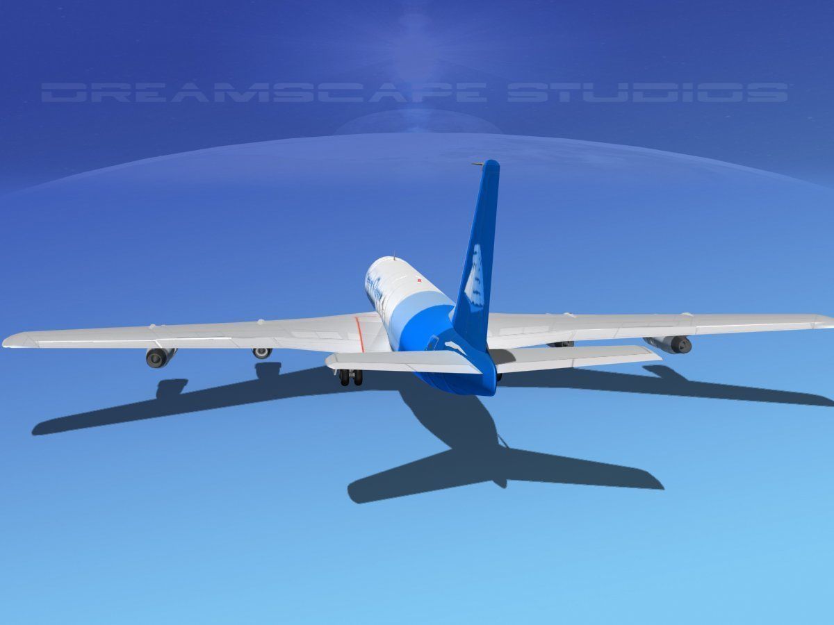 Boeing 707 Baltimore Clipper 3D model_5
