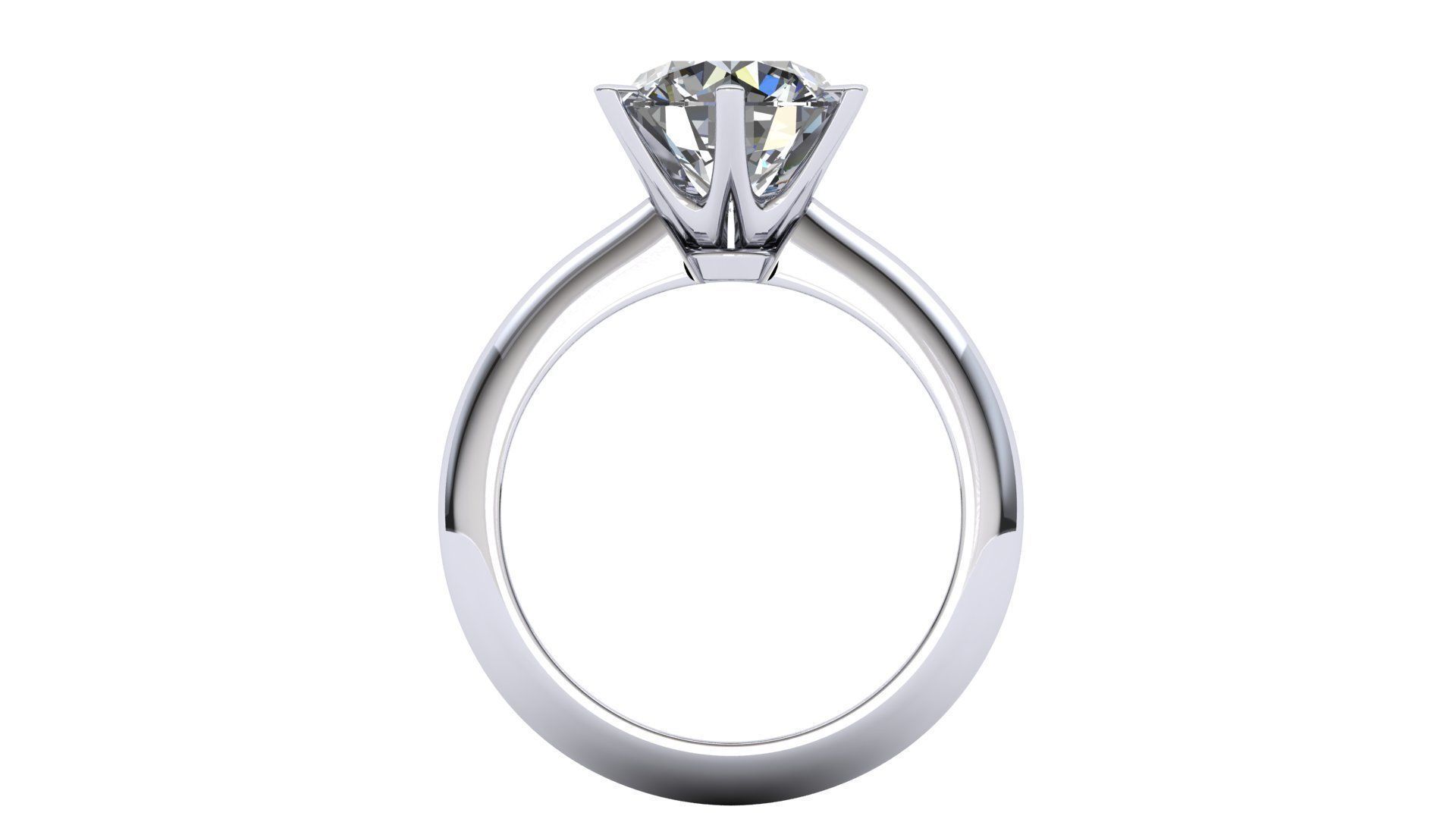 Diamond Ring 3D print model_1