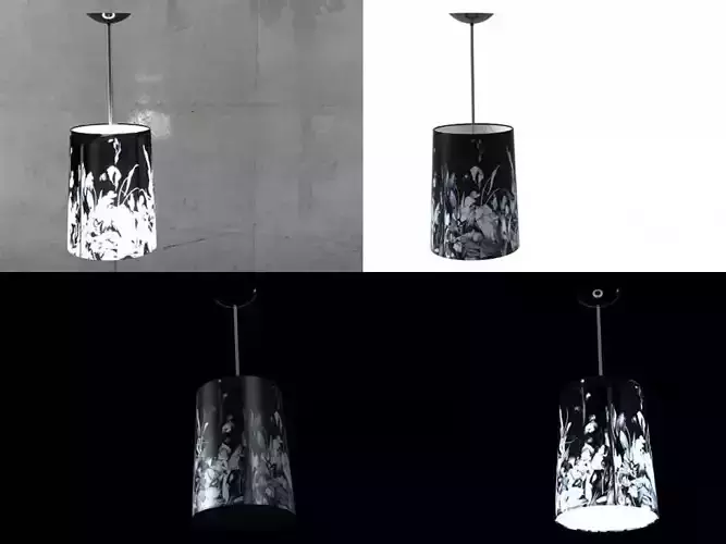 Graf pendant lamp 3D model