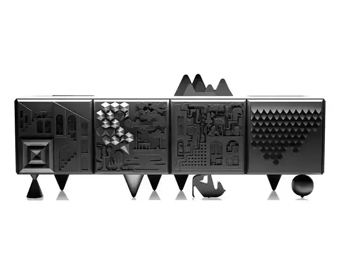 Tout va Bien Cabinet 3D model