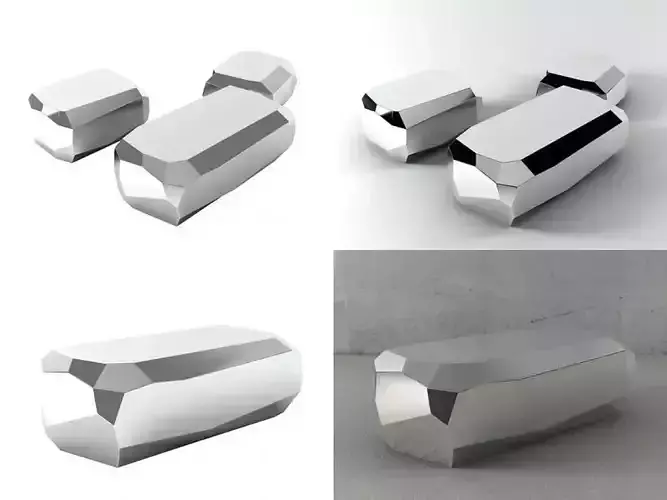 Rock tables 3D model