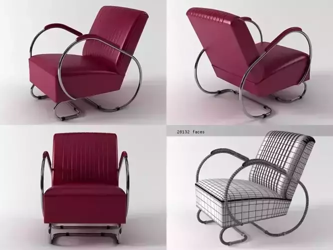 Tube armchair