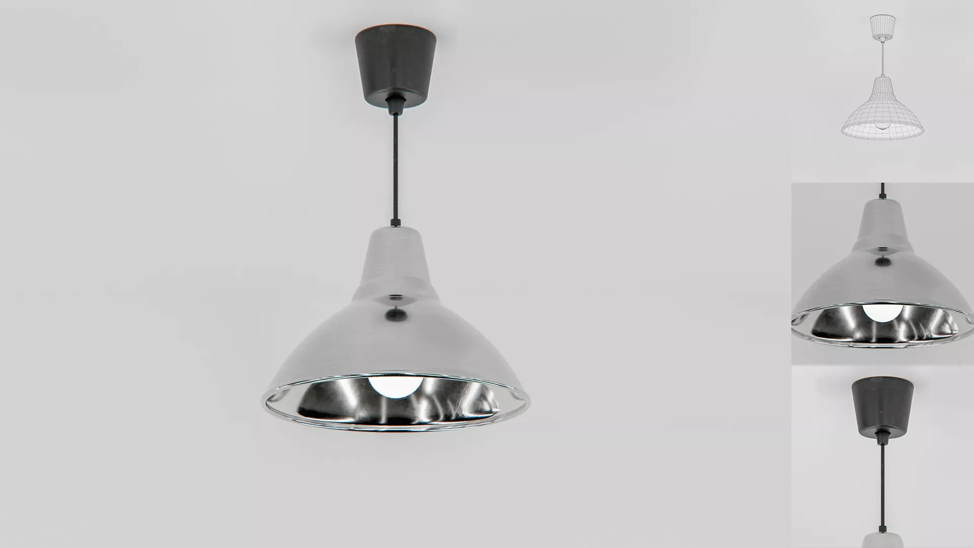 IKEA Foto Pendant Lamp Low-poly 3D model