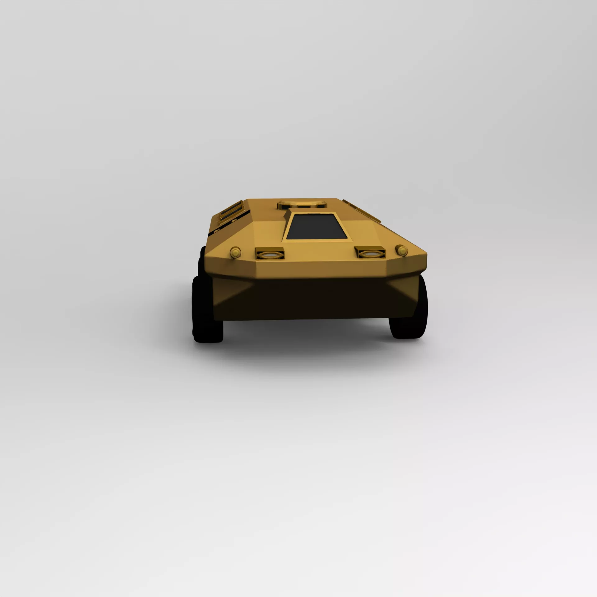 Amphibious Armored 6x6 Vehicle 3D print model