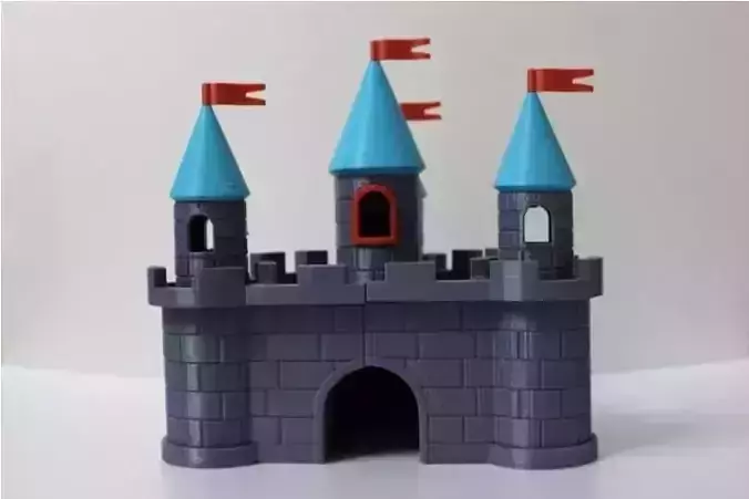 castle 2 toy for kids 3D print model