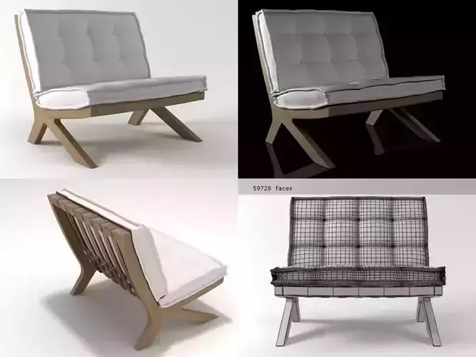 Chair four different chairs and sofa