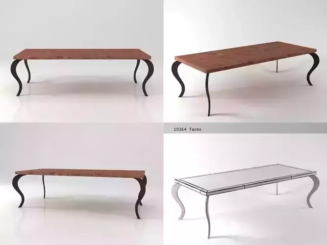 Galbes table 3D model