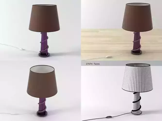 Hekla four different lamps on table