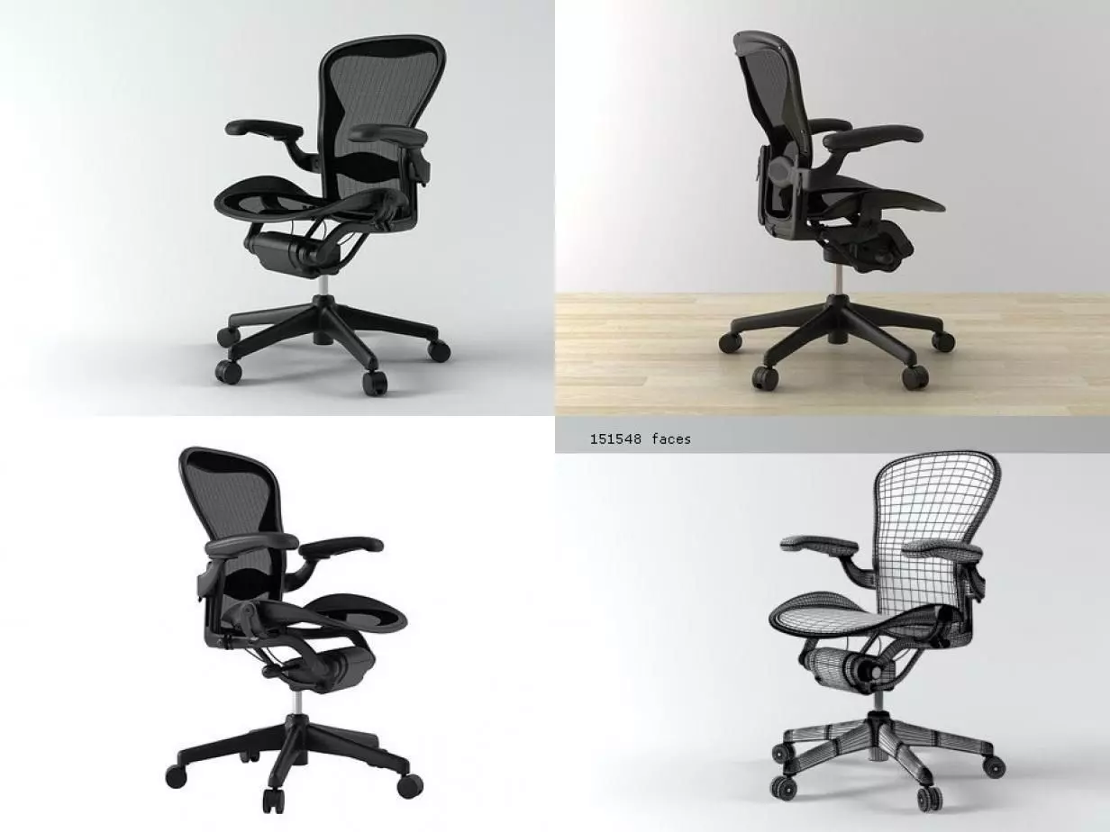Aeron chair  3D model_0