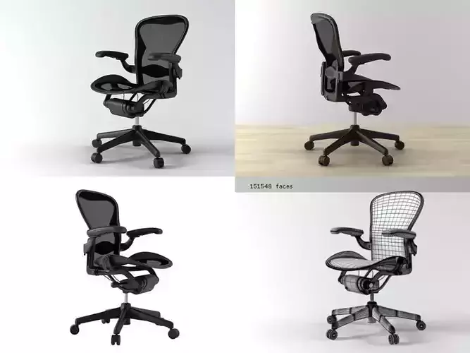 Aeron chair  3D model