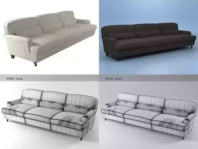 Raffles threeseater sofa